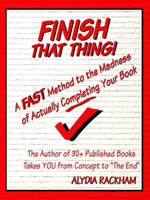 cover image of Finish That Thing!